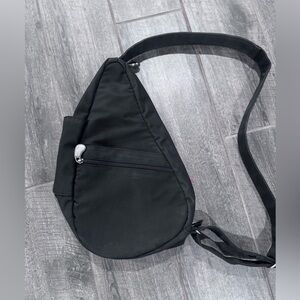 AMERIBAG Healthy Back Bag Nylon Small Black crossbody‎